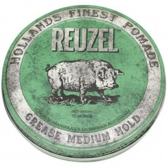 E-shop Reuzel Green Grease Medium Hold, pomáda na vlasy 340g