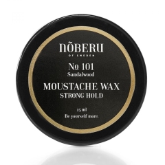 Noberu Sandalwood Strong Hold vosk na fúzy 25 ml