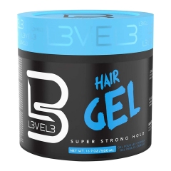 L3VEL3 Hair Gel Super Strong Hold 500 ml