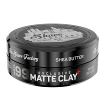 E-shop The Shave Factory Matte Clay Taper Deluxe matná hlína na vlasy s bambuckým máslem 150 ml